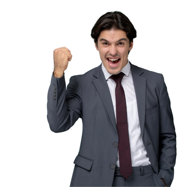 Joven universitaria feliz